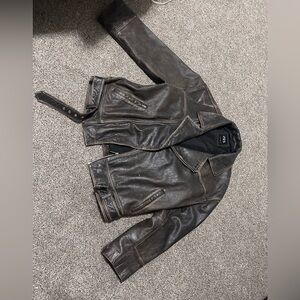 zara leather jacket